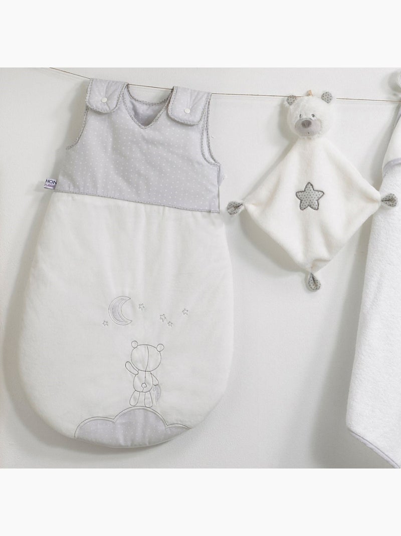 Sacco nanna per bambini in cotone - SAUTHON Bianco Grigio - Kiabi