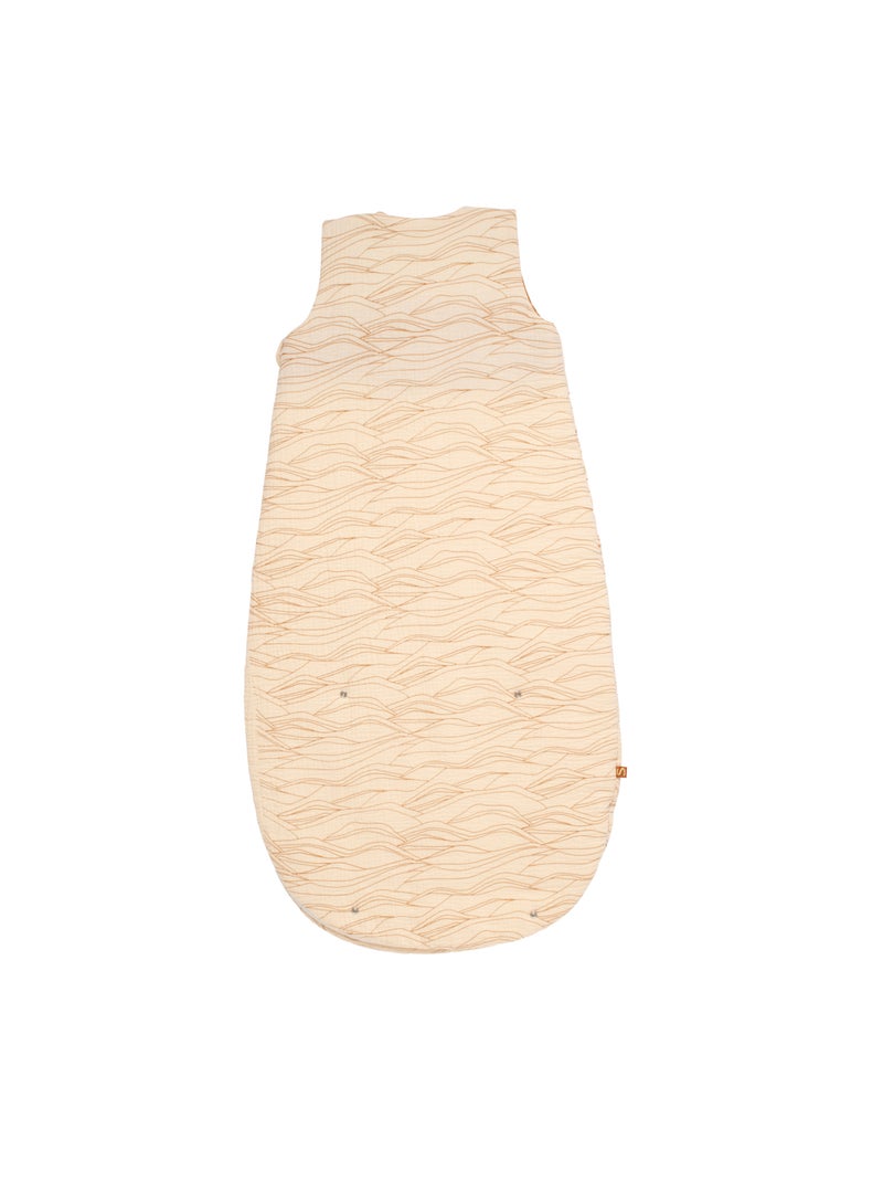 Sacco nanna per bebè patch orso invernale in doppia garza di - SAUTHON Beige - Kiabi