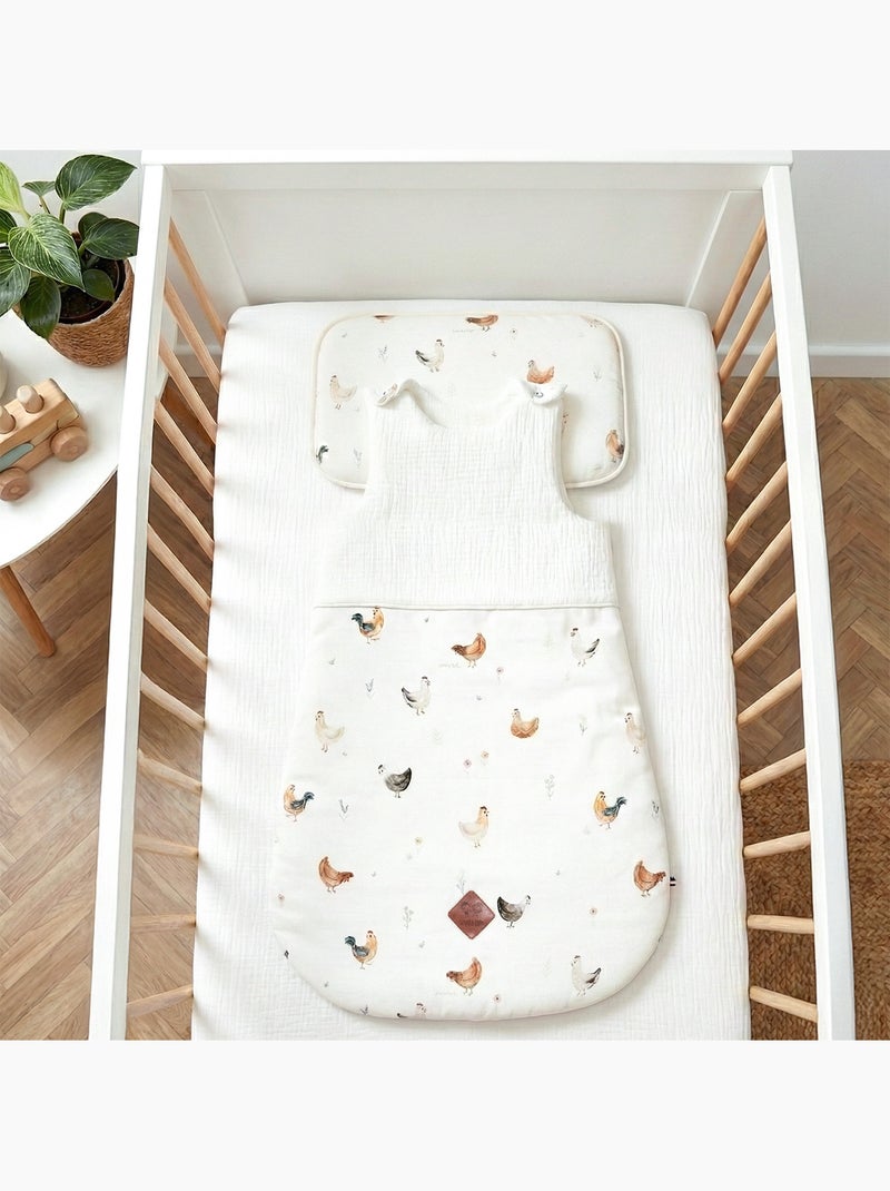 Sacco nanna per neonato in mussola di cotone tog 2 | sevira kids | sevira kids Ecru - Kiabi