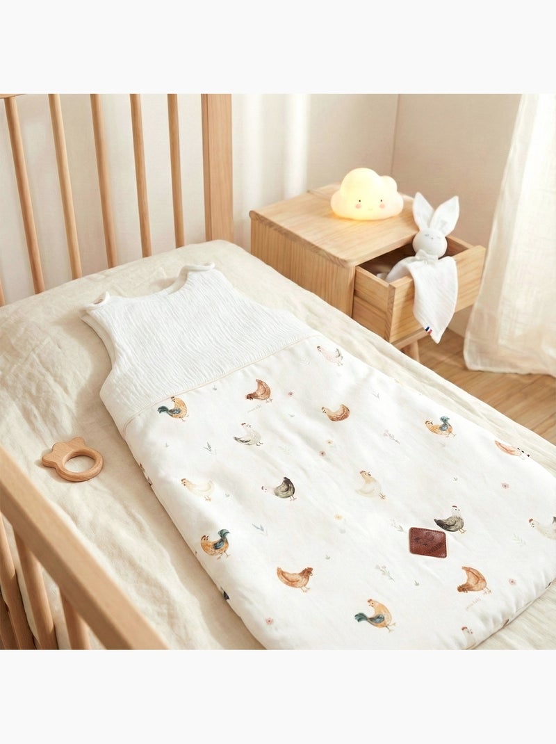 Sacco nanna per neonato in mussola di cotone tog 2 | sevira kids | sevira kids Ecru - Kiabi