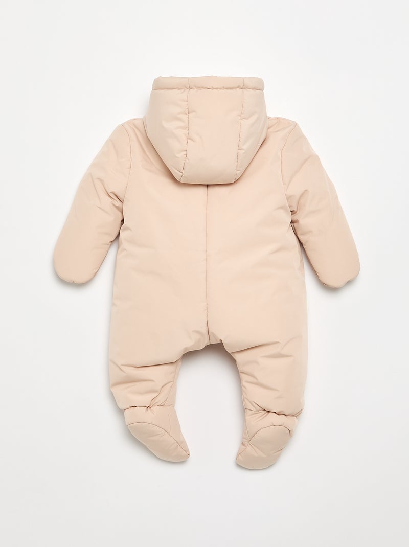 Sacco nanna 'Petit Béguin' con piedini, guanti e cappuccio Beige - Kiabi