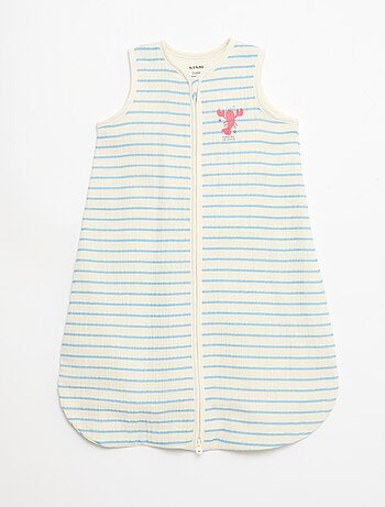 Sacco nanna senza maniche animato in garza di cotone TOG 1