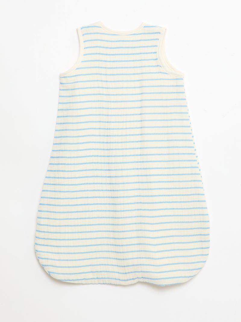 Sacco nanna senza maniche animato in garza di cotone TOG 1 Beige - Kiabi