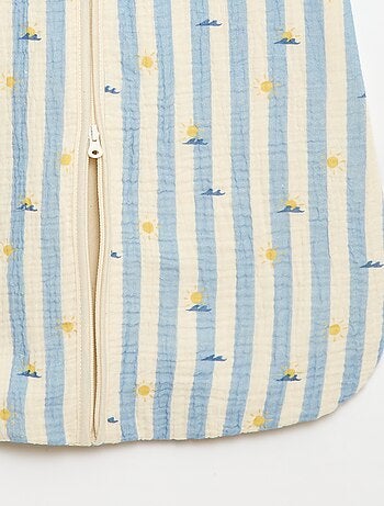 Sacco nanna senza maniche animato in garza di cotone TOG 1