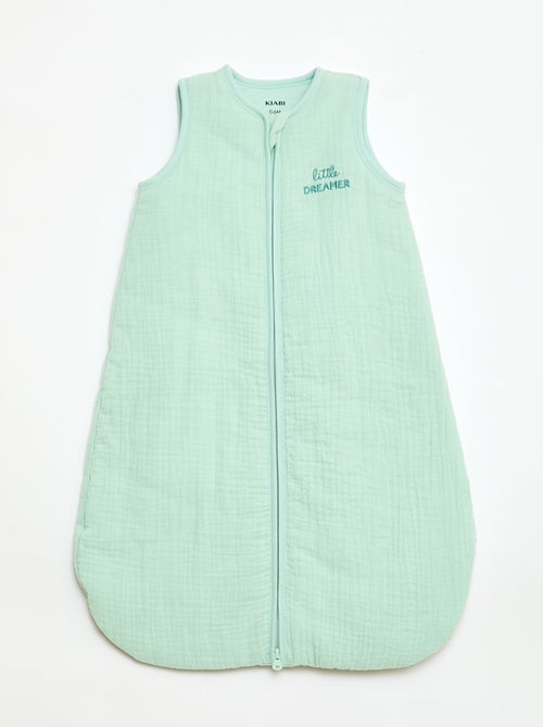 Sacco nanna senza maniche con zip in cotone - Kiabi