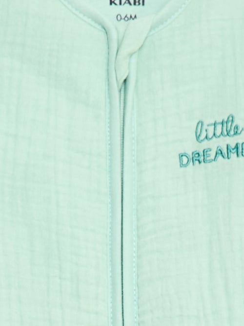 Sacco nanna senza maniche con zip in cotone - Kiabi