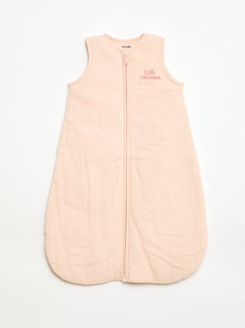 Sacco nanna senza maniche con zip in cotone - Kiabi