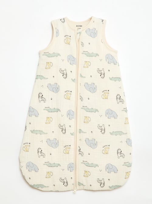 Sacco nanna senza maniche con zip in cotone TOG 2 - Kiabi Sacco nanna senza maniche con zip in cotone TOG 2 - Kiabi
