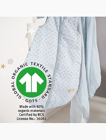 Sacco nanna senza maniche in cotone bio "Roba Lil Planet