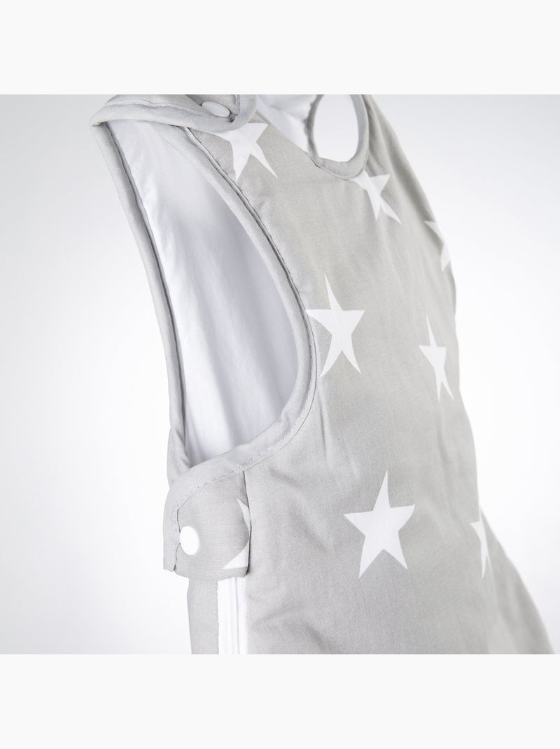 Sacco nanna senza maniche in cotone TOG 2 "Roba little stars" Grigio medio - Kiabi
