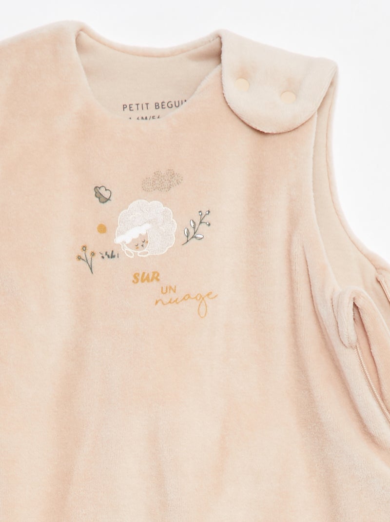 Sacco nanna soffice 'Petit Beguin' - TOG 3 Beige - Kiabi