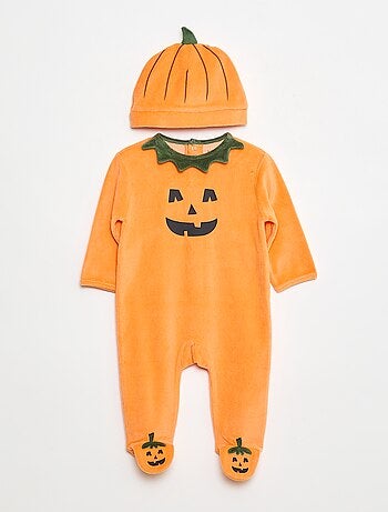 Sacco nanna zucca + cappello zucca - 2 pezzi