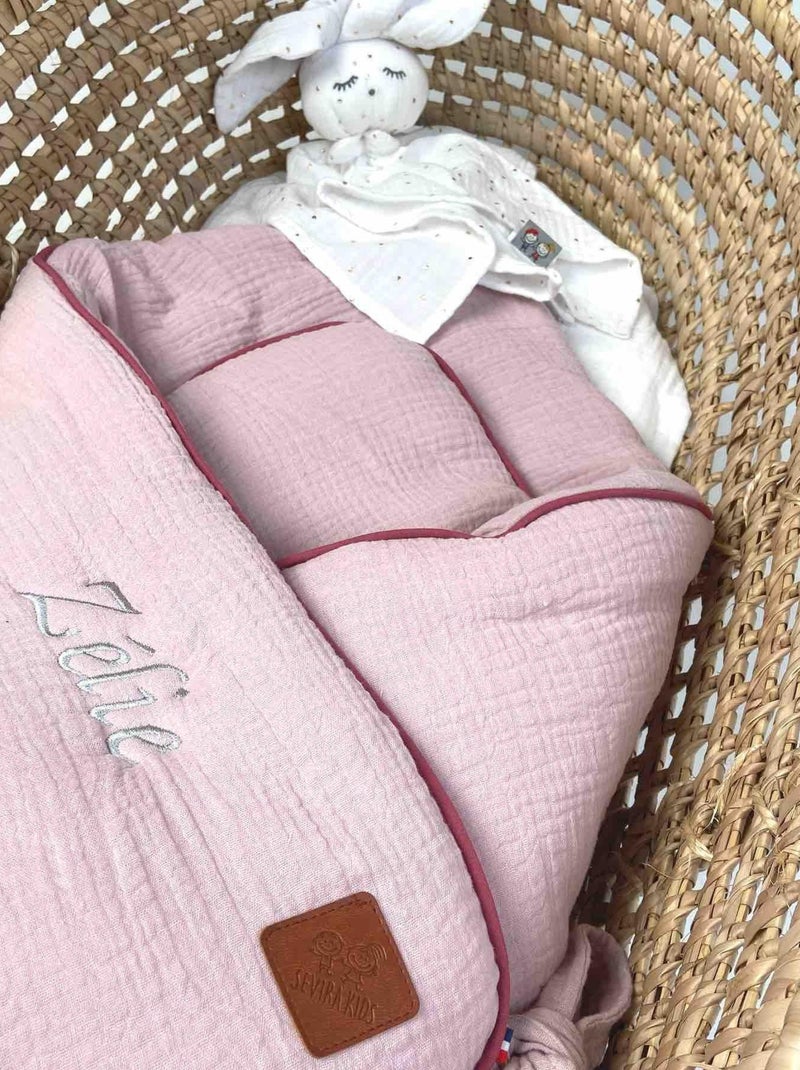 Sacco per fasce in garza di cotone, jeanne | SEVIRA KIDS Rosa antico - Kiabi