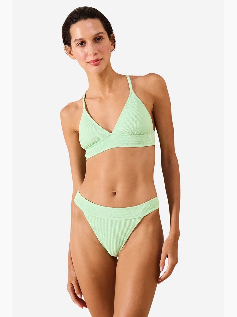 Sage super bikini aperto testurizzato penti Verde menta - Kiabi