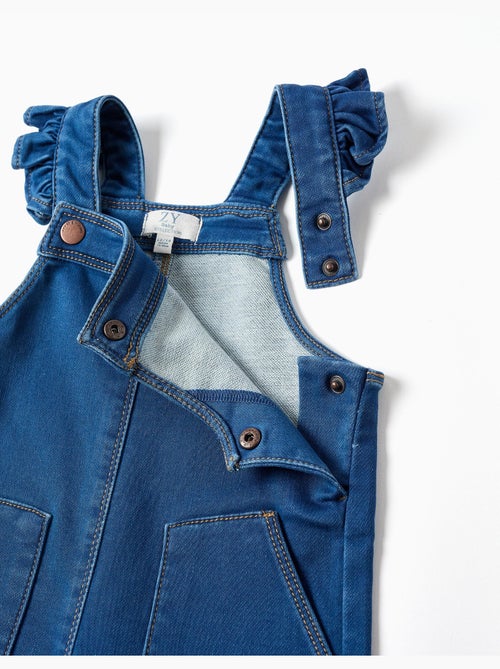 Salopette a gamba larga in jeans con tasche - Kiabi Salopette a gamba larga in jeans con tasche - Kiabi