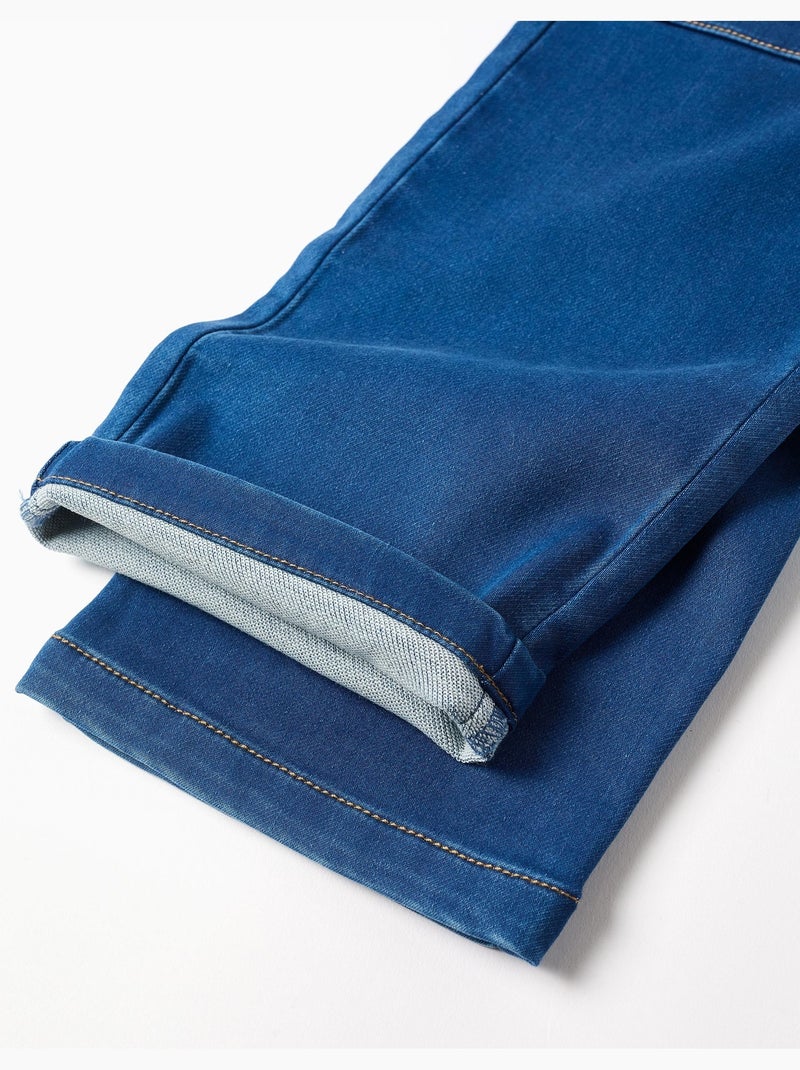 Salopette a gamba larga in jeans con tasche Blu Blu - Kiabi