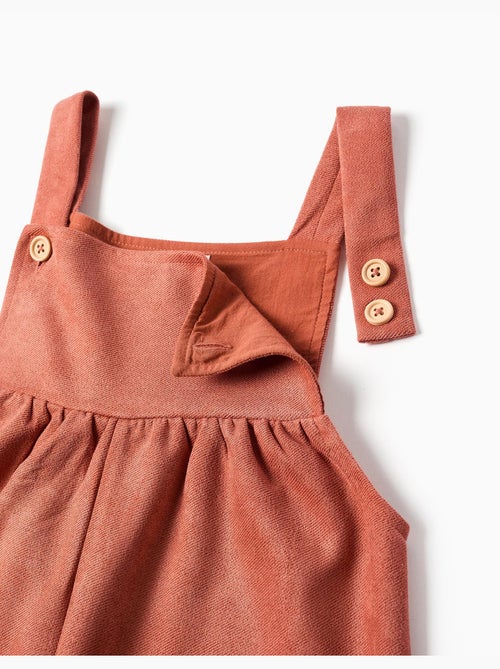 Salopette a gamba larga in maglia interlock con tasche - Kiabi