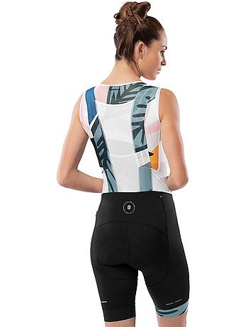 Salopette ciclismo a gamba corta donna ciclismo donna bx jungle