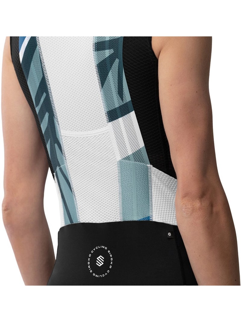 Salopette ciclismo a gamba corta donna ciclismo donna bx jungle Nero - Kiabi