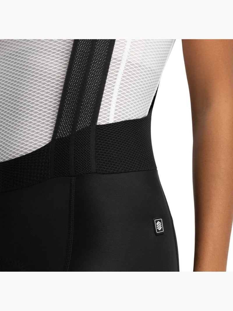 Salopette ciclismo a gamba corta donna ciclismo donna bx time trial Nero - Kiabi