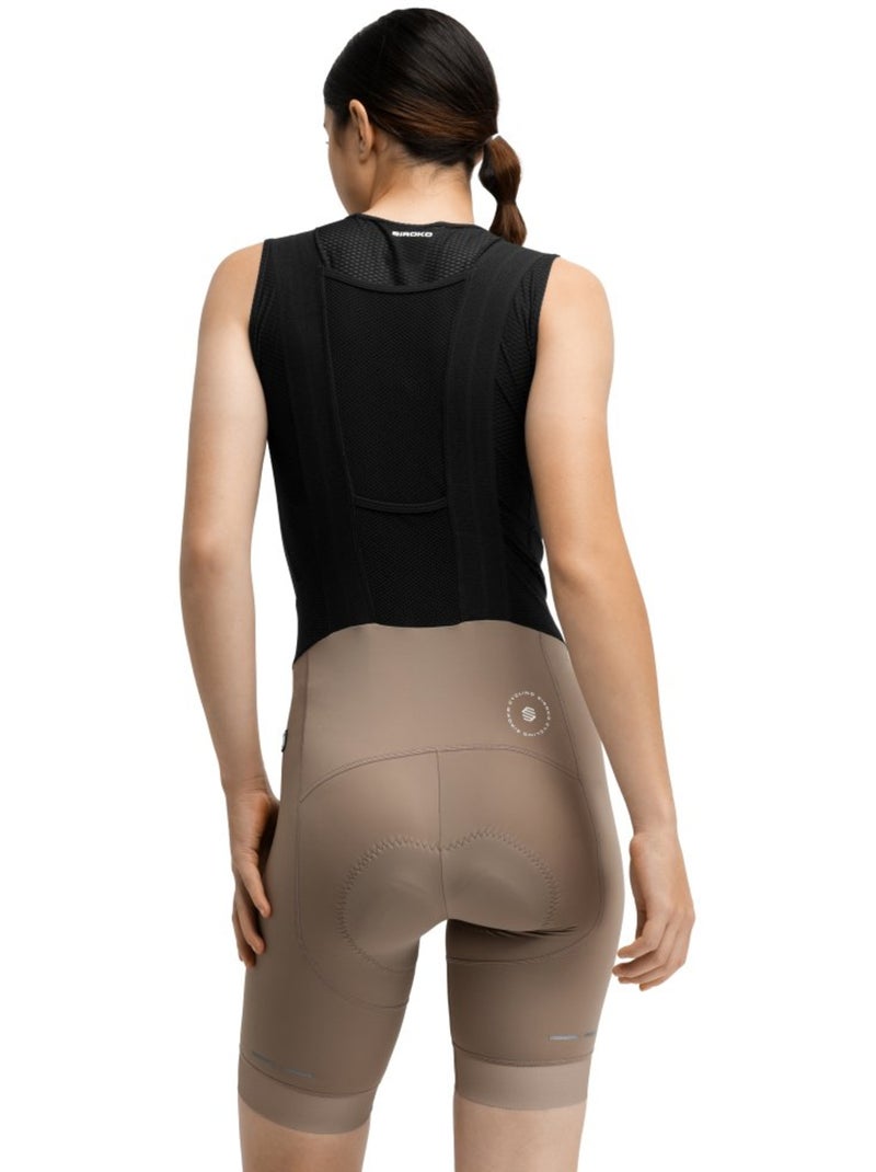 Salopette ciclismo a gamba corta donna ciclismo donna bx-w tsecore Marrone - Kiabi