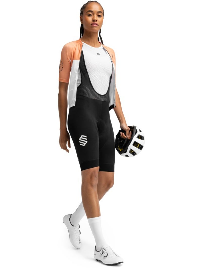 Salopette ciclismo a gamba corta donna ciclismo donna kaufmann Nero - Kiabi