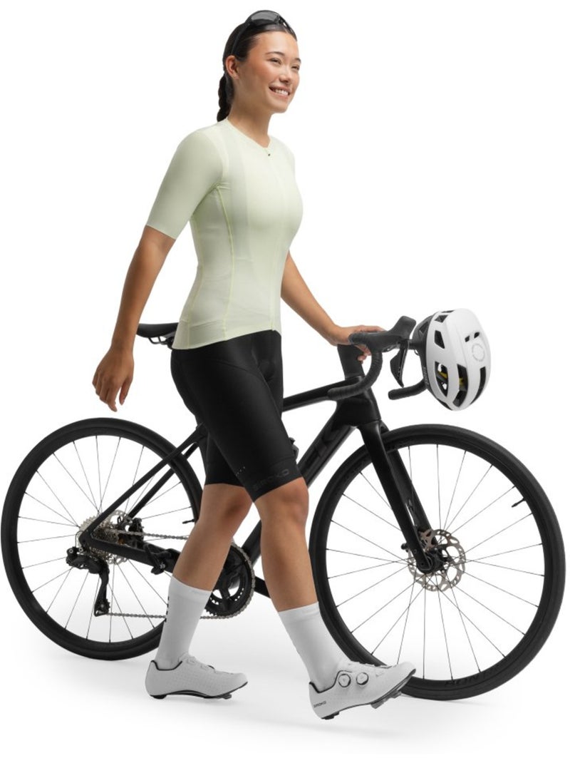 Salopette ciclismo a gamba corta donna ciclismo donna srx aero race Nero - Kiabi