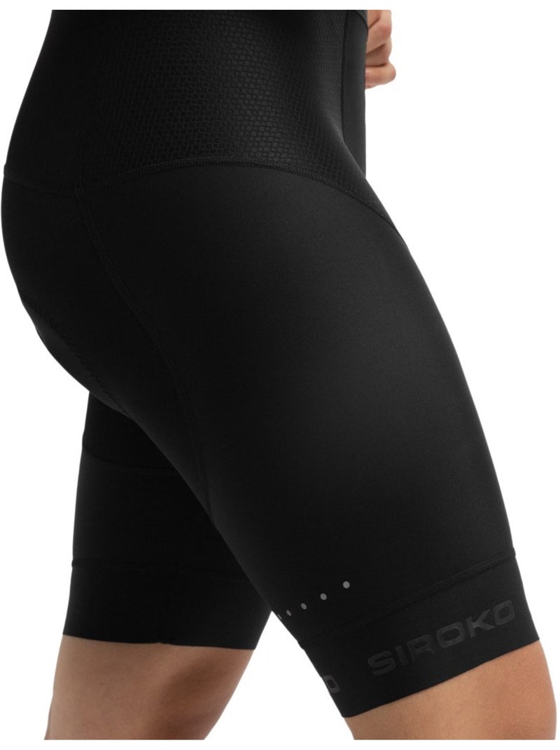 Salopette ciclismo a gamba corta donna ciclismo donna srx aero race Nero - Kiabi