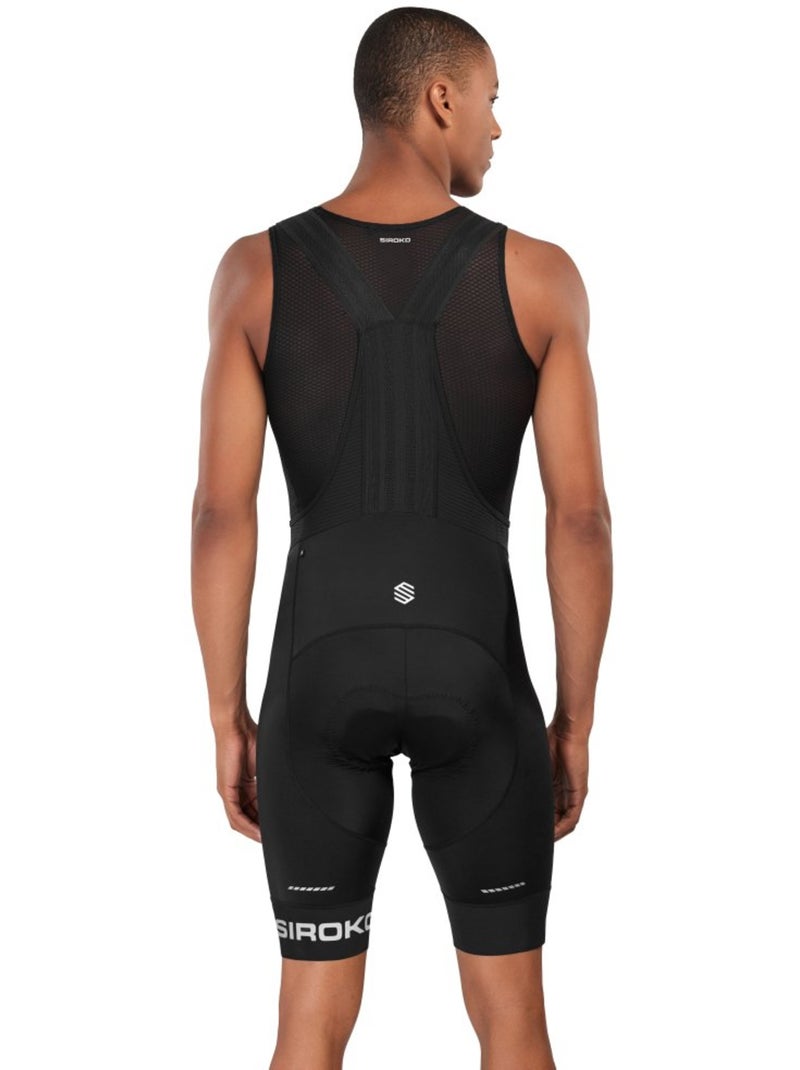 Salopette ciclismo a gamba corta uomo ciclismo uomo aspen Nero - Kiabi