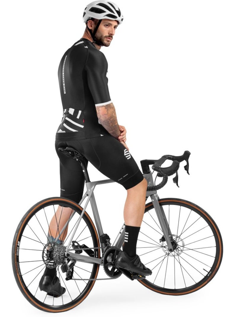 Salopette ciclismo a gamba corta uomo ciclismo uomo bx resistance Nero - Kiabi