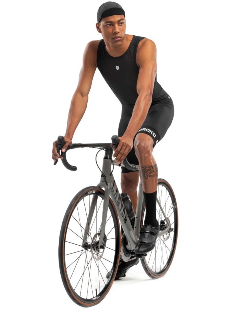Salopette ciclismo a gamba corta uomo ciclismo uomo bx squadra Nero - Kiabi