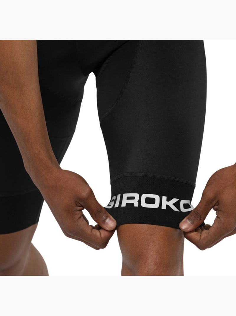 Salopette ciclismo a gamba corta uomo ciclismo uomo bx squadra Nero - Kiabi