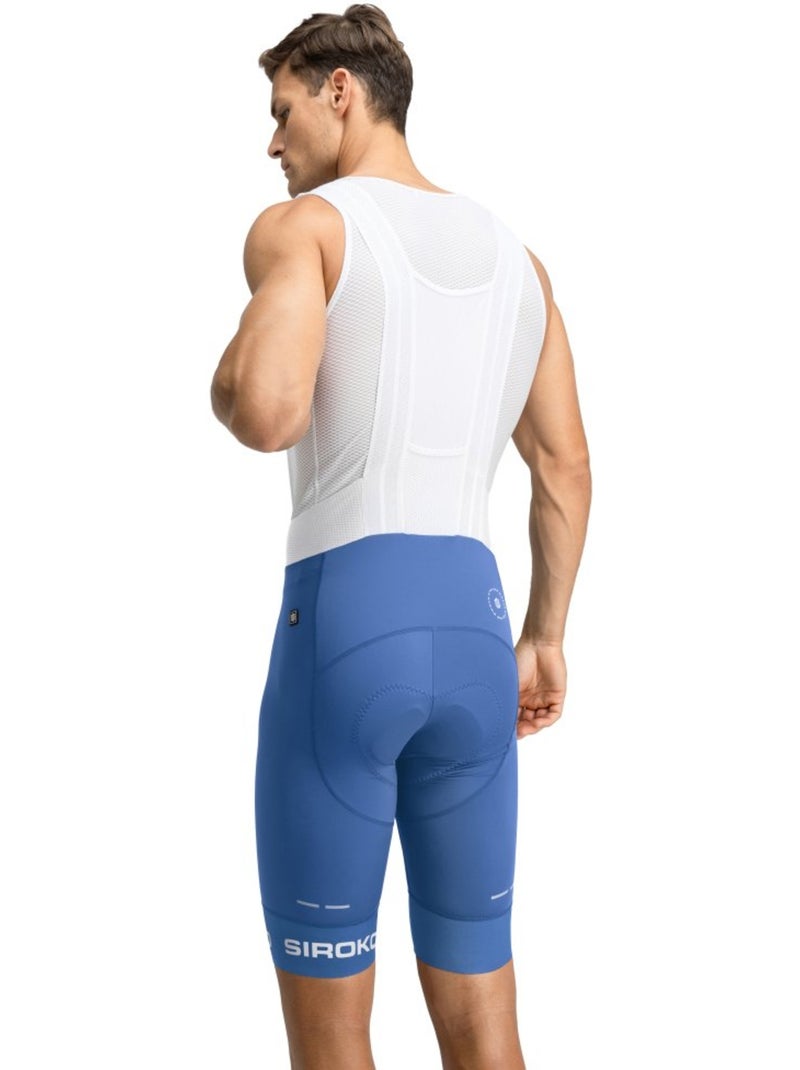 Salopette ciclismo a gamba corta uomo ciclismo uomo bx umbrail Blu marino - Kiabi