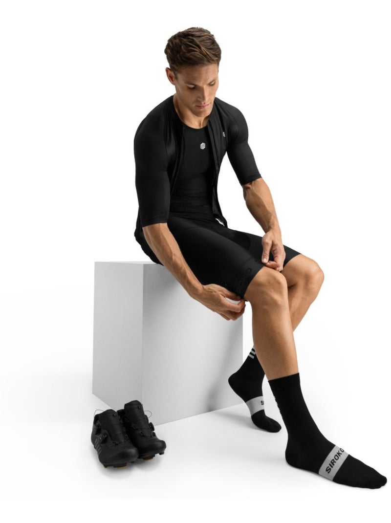 Salopette ciclismo a gamba corta uomo ciclismo uomo srx elite Nero - Kiabi