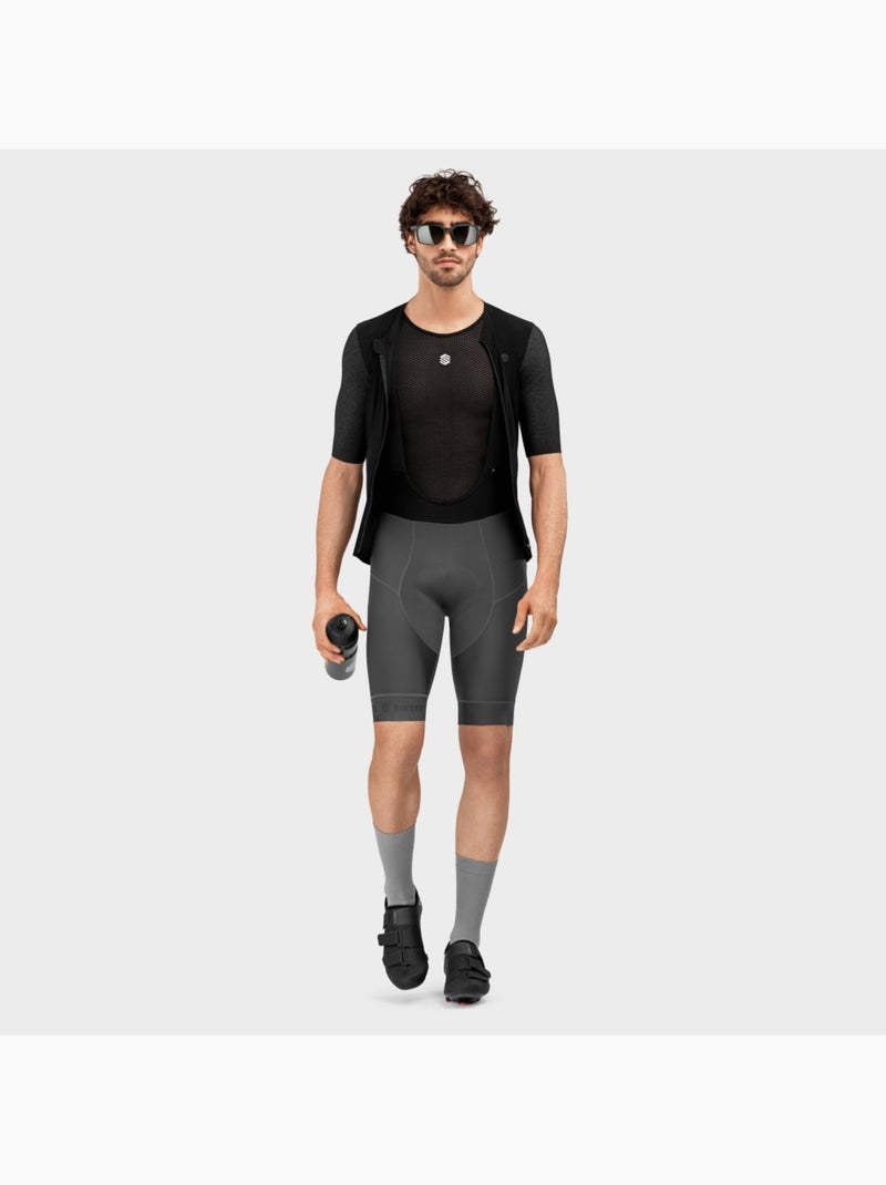 Salopette ciclismo a gamba corta uomo ciclismo uomo srx maxim Bianco Grigio - Kiabi