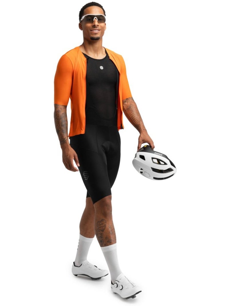 Salopette ciclismo a gamba corta uomo ciclismo uomo srx world series Nero - Kiabi