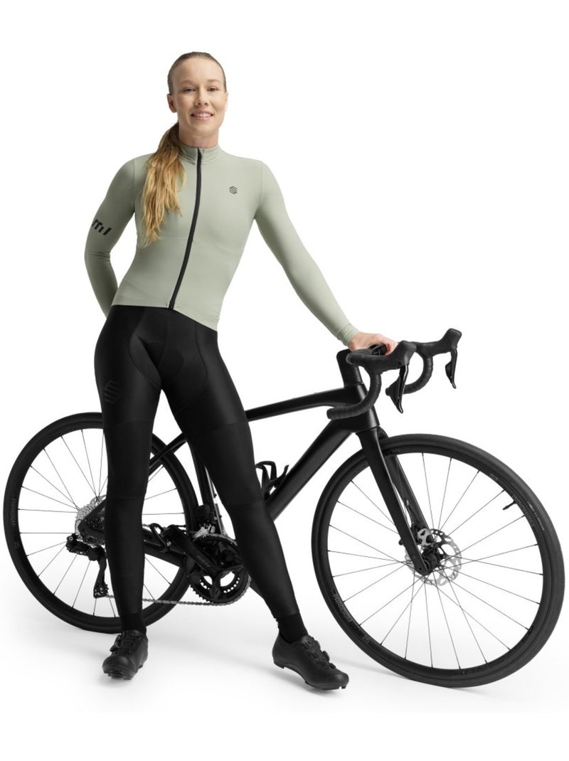 Salopette ciclismo a gamba lunga donna ciclismo donna srx premier Nero - Kiabi