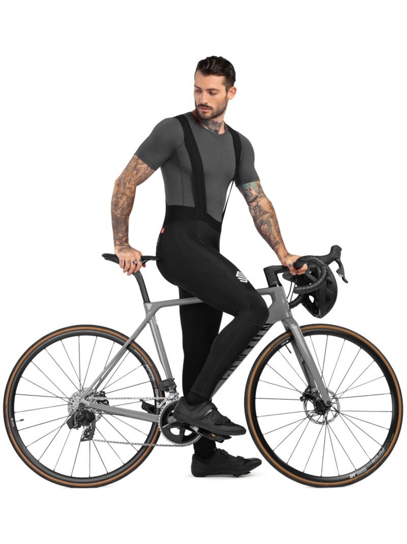Salopette ciclismo a gamba lunga uomo ciclismo uomo bx envalira Nero - Kiabi