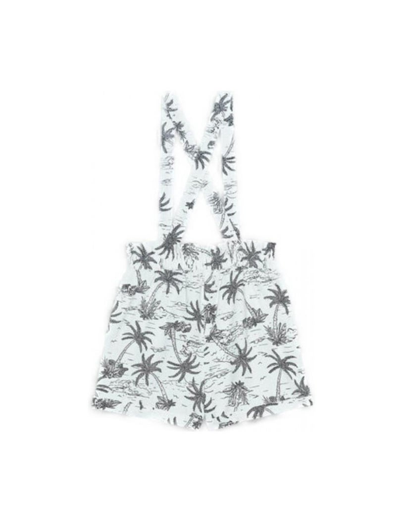 Salopette Corta Bimba Teddy Smith Ecru - Kiabi