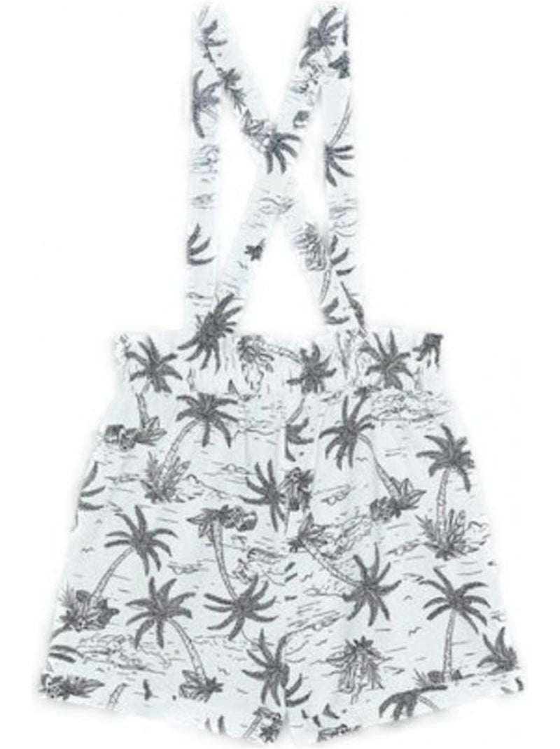 Salopette corta bimba teddy smith Ecru - Kiabi
