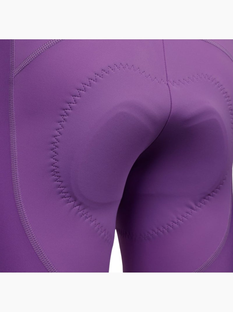 Salopette corta ciclismo donna donna bx-w neon riders Viola - Kiabi