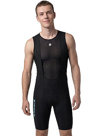 Salopette corta ciclismo uomo uomo bx neon riders