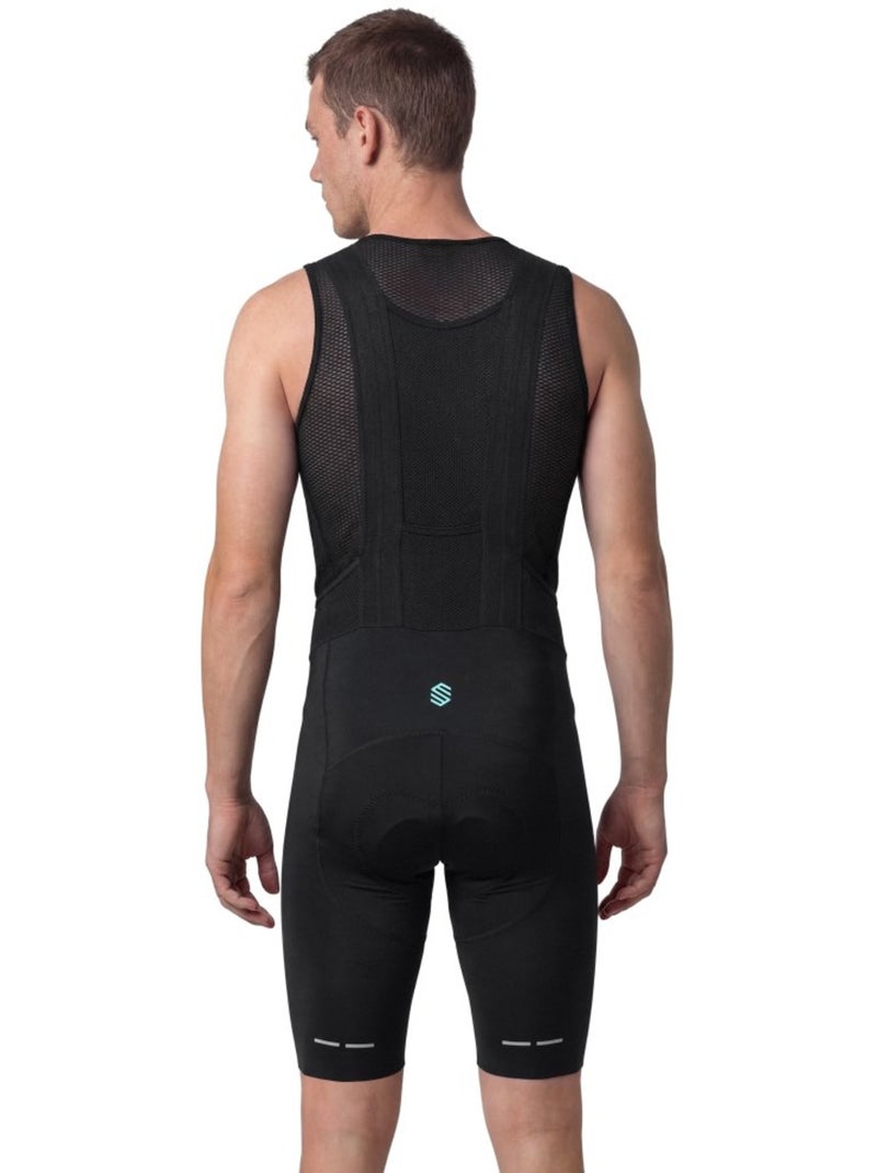 Salopette corta ciclismo uomo uomo bx neon riders Nero - Kiabi