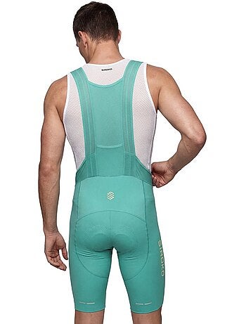 Salopette corta ciclismo uomo uomo bx neon riders