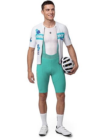 Salopette corta ciclismo uomo uomo bx neon riders