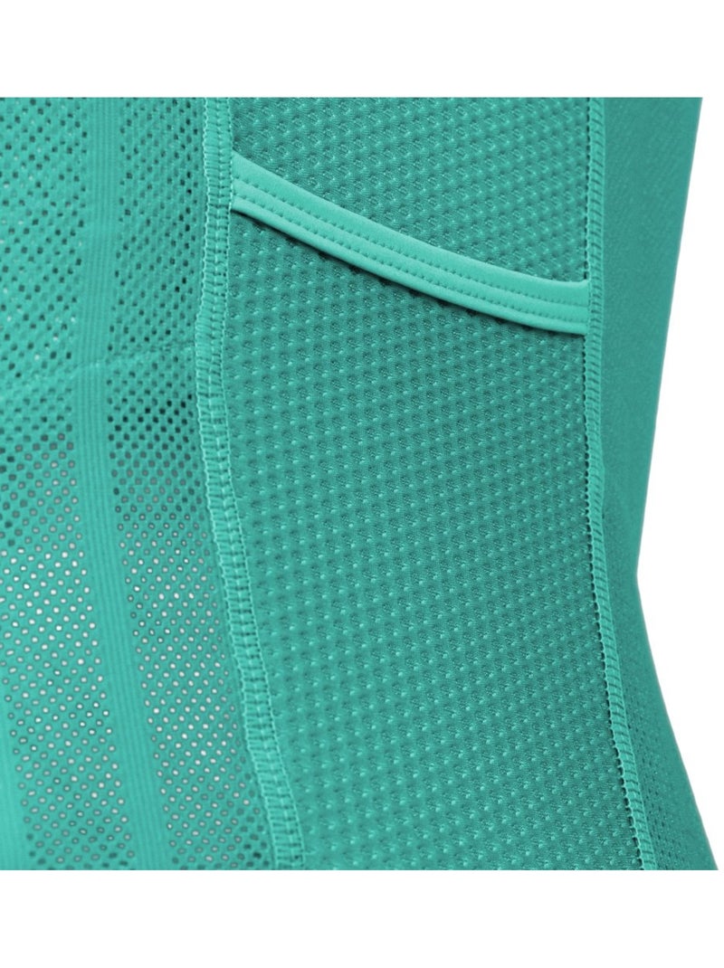 Salopette corta ciclismo uomo uomo bx neon riders Verde - Kiabi