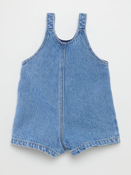 Salopette corta con tasca sul petto - Kiabi