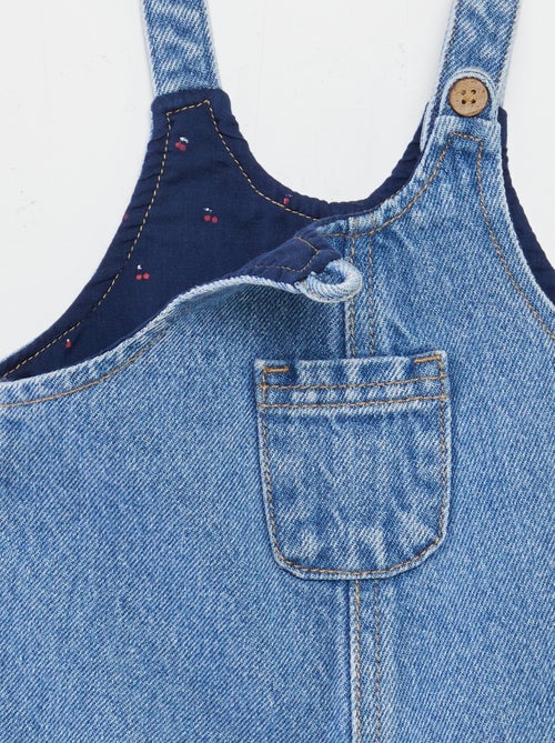 Salopette corta con tasca sul petto - Kiabi