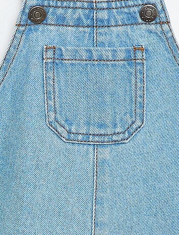 Salopette corta in denim