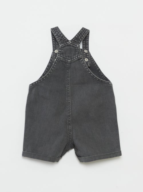 TiaoBug Salopette Bambino In Denim - Overalls Senza Maniche Con Bottoni, Pagliaccetto Estivo Per Bimbi